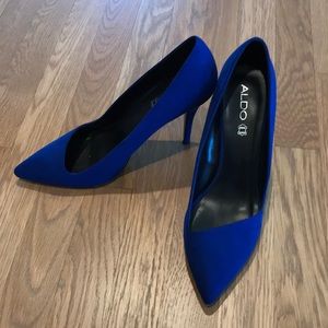 Blue heels! Size 10